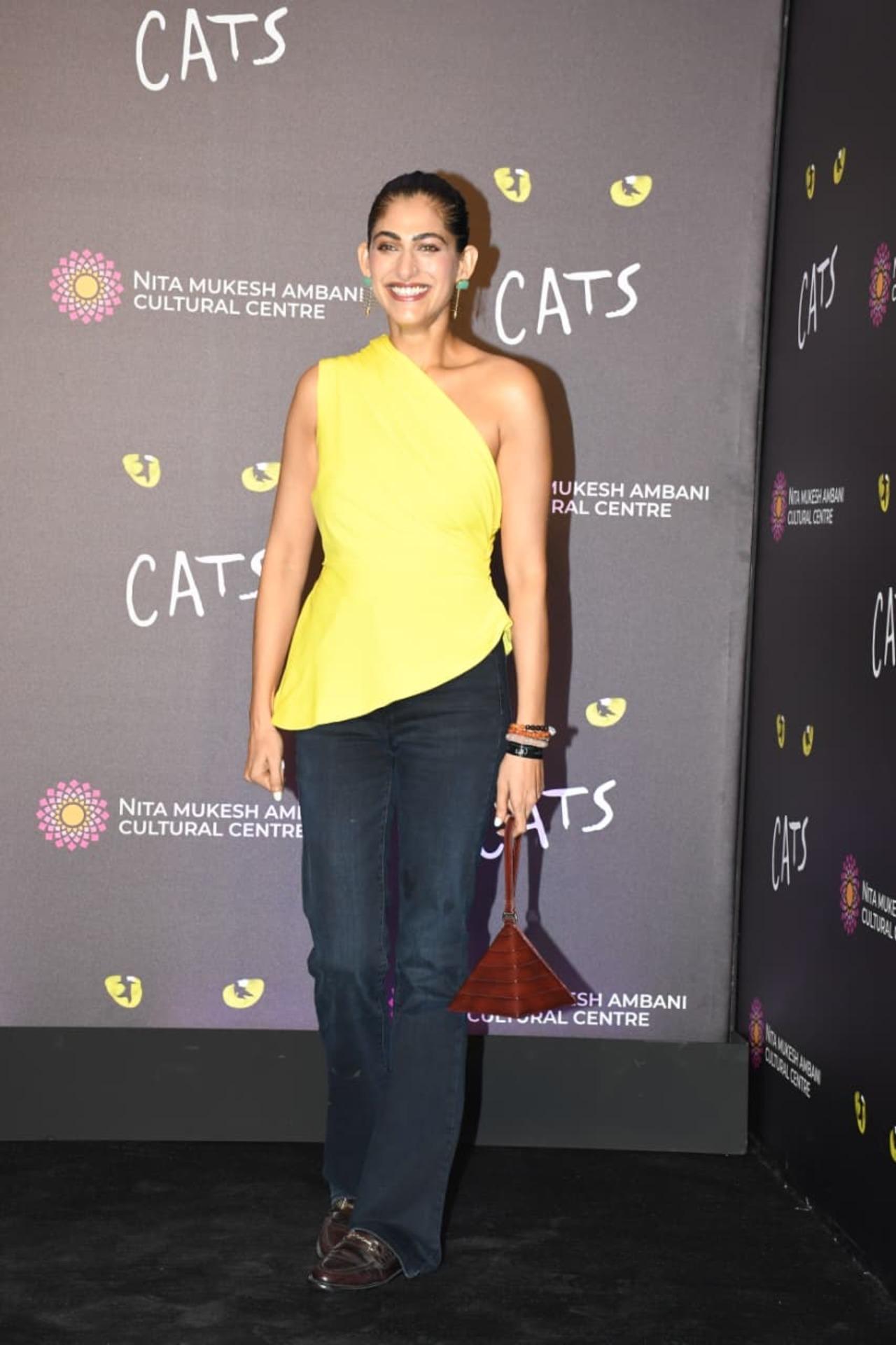 Kubbra Sait was seen arriving for an event in the city.